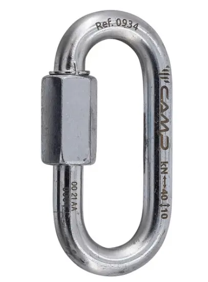 [M 054] CAMP - Maglia rapida Oval quick link steel 10 mm